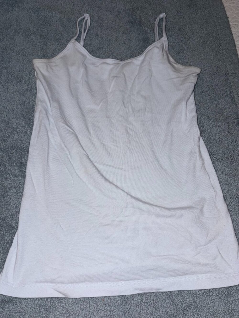 light blue tank top